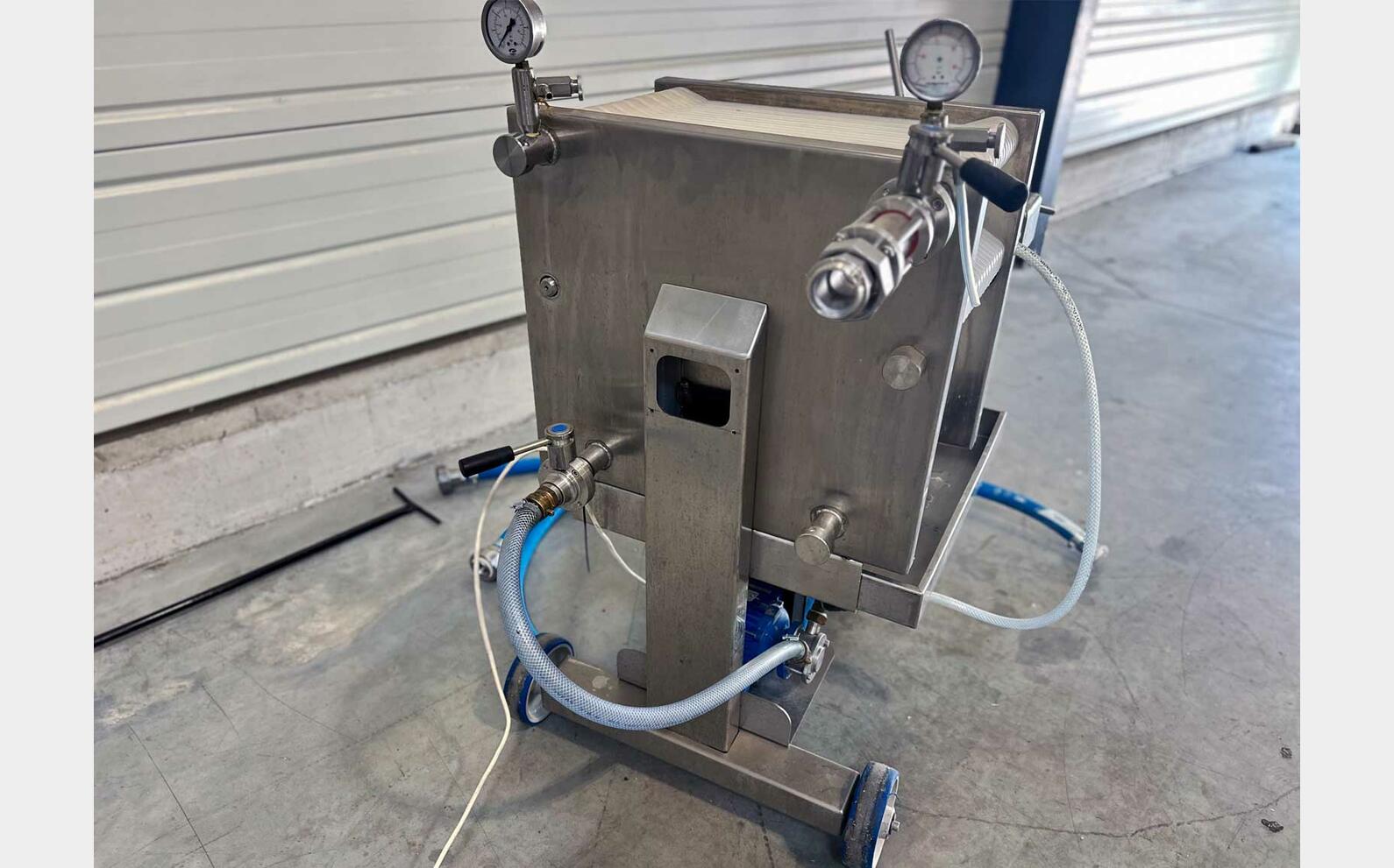 Stainless steel filter press - 20 plates