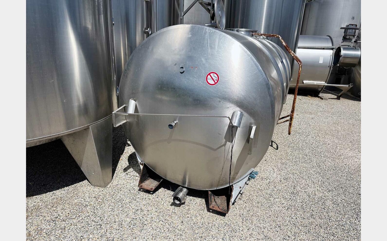 Cuve inox - Horizontale 77 HL (7 700 litres)