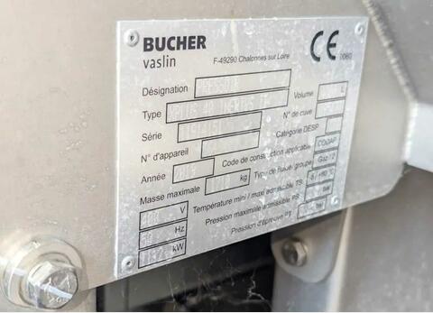 Stainless steel pneumatic press Year 2019 BUCHER
