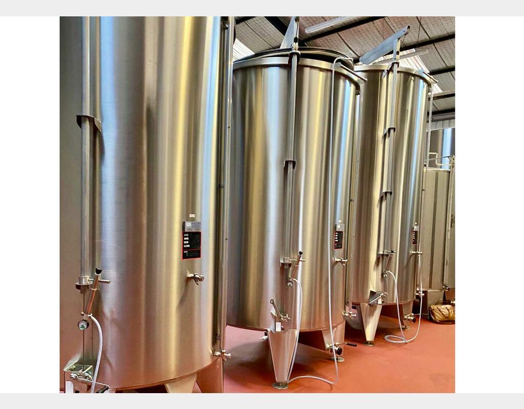 304 SS tank with floating lid 50 HL (5,000 litres) ALLIANCE INOX INDUSTRIE