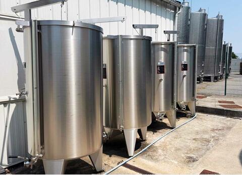 Cuve inox 304 &agrave; chapeau flottant 10 HL (1 000 litres) ALLIANCE INOX INDUSTRIE