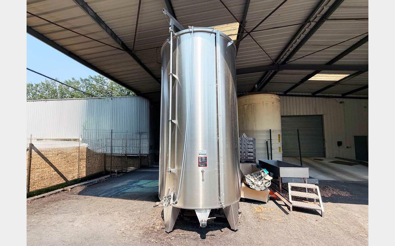 304 SS tank with floating lid 100 HL (1,000 litres) ALLIANCE INOX INDUSTRIE