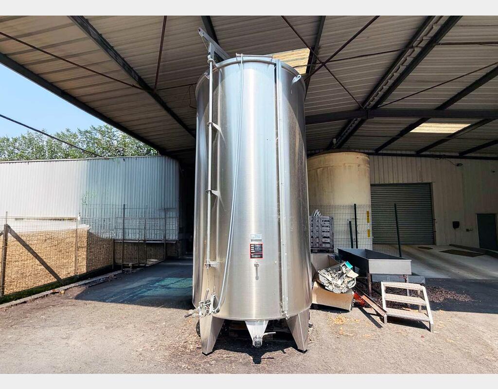 304 SS tank with floating lid 100 HL (1,000 litres) ALLIANCE INOX INDUSTRIE