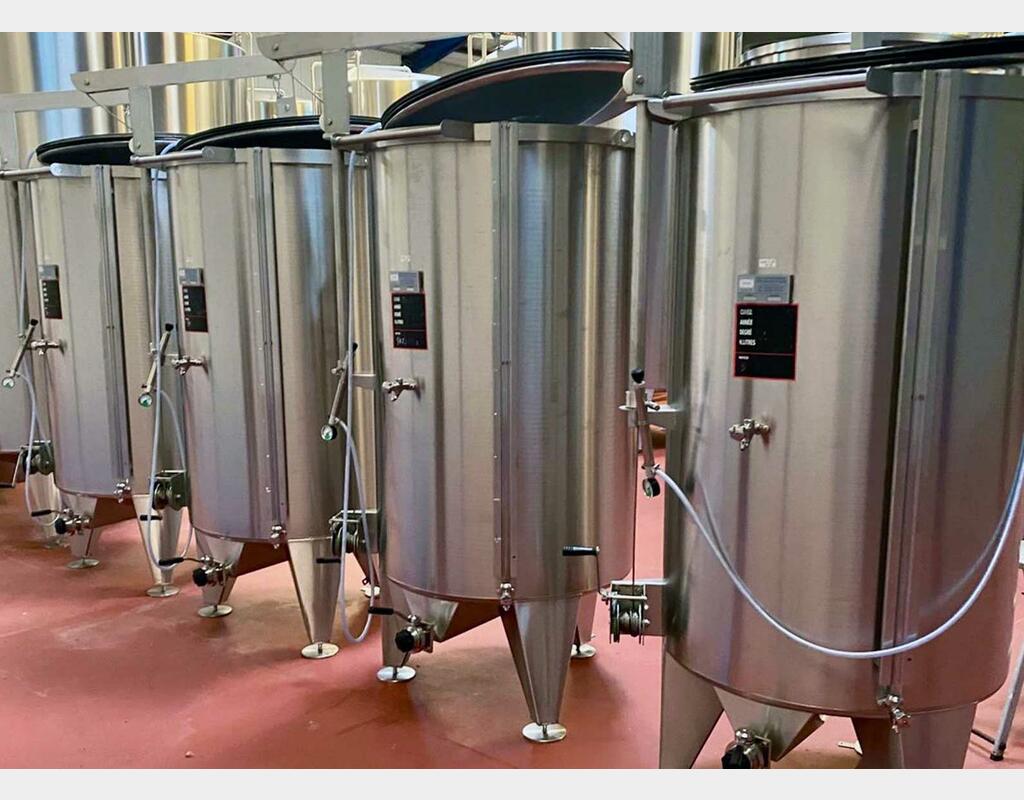 304 SS tank with floating lid 10 HL (1,000 litres) ALLIANCE INOX INDUSTRIE