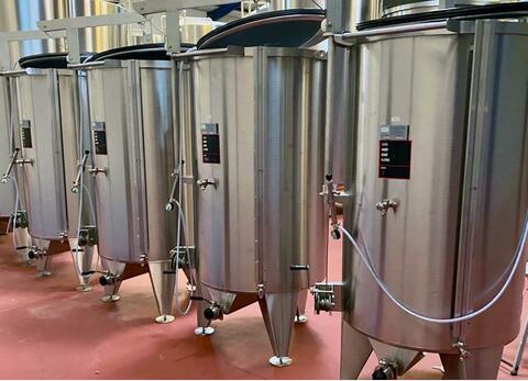 304 SS tank with floating lid 10 HL (1,000 litres) ALLIANCE INOX INDUSTRIE