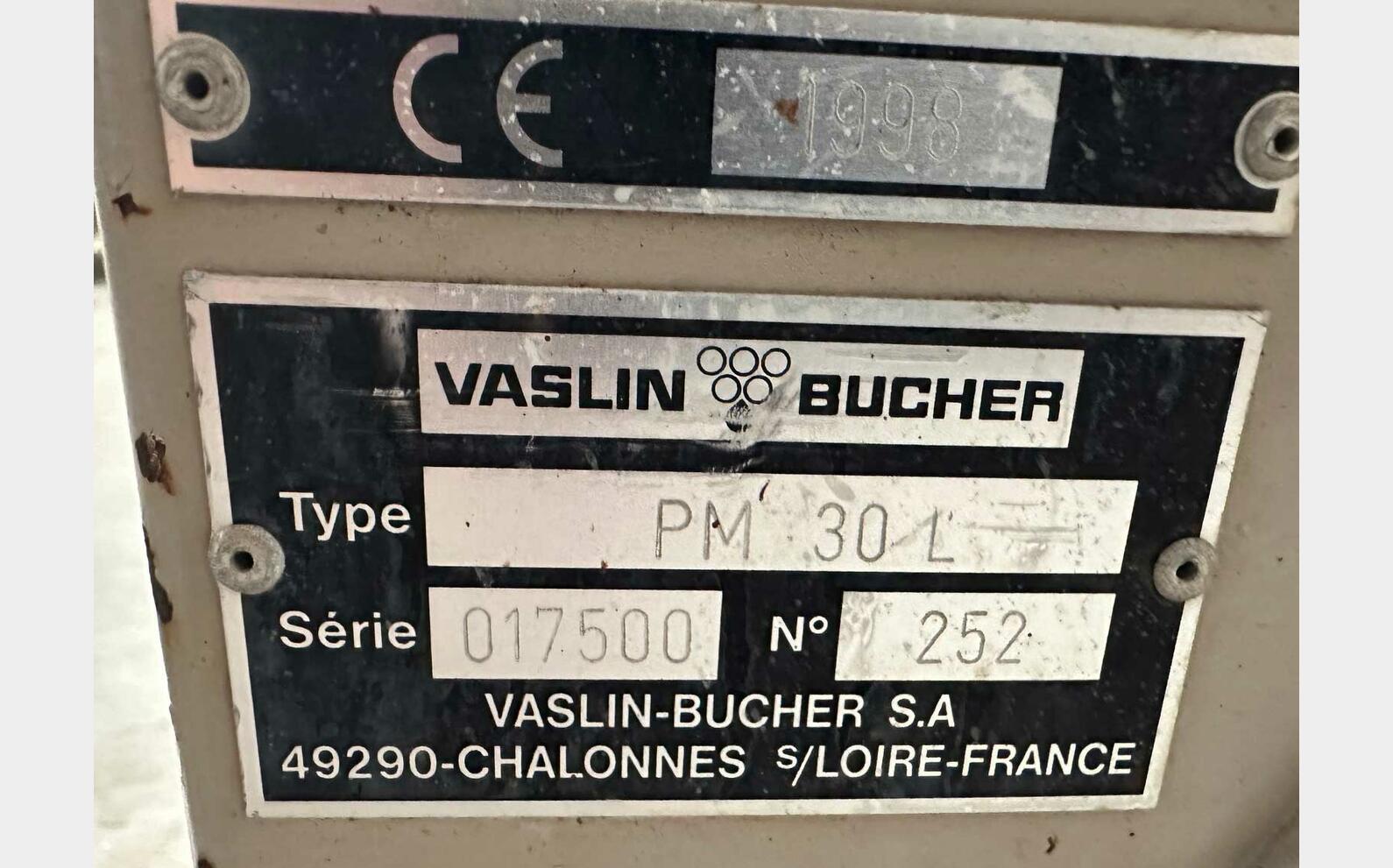 Pompe &agrave; queue de cochon BUCHER VASLIN