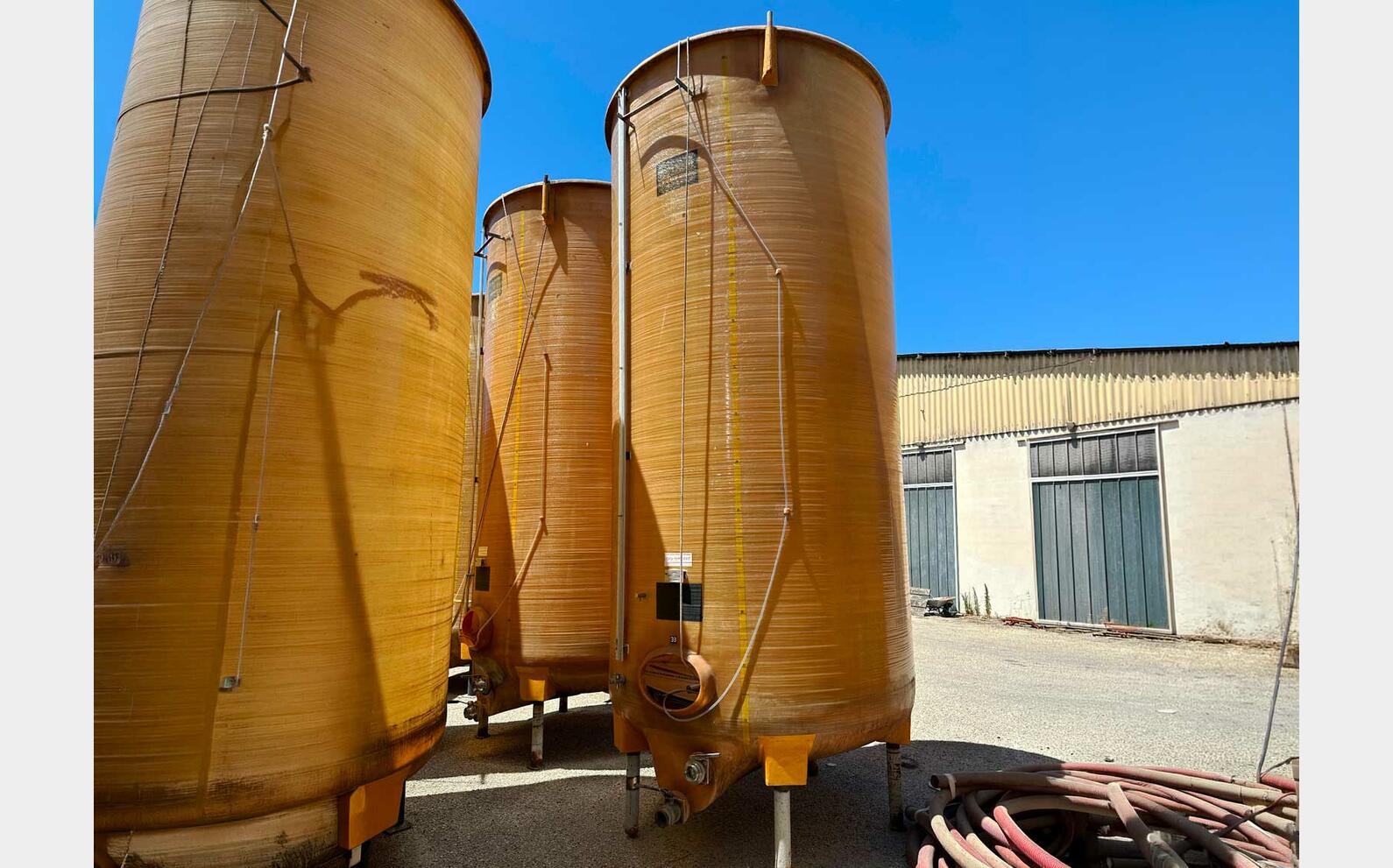 Fibre tank - Floating lid 150 HL (15,000 litres) VETRORESINA