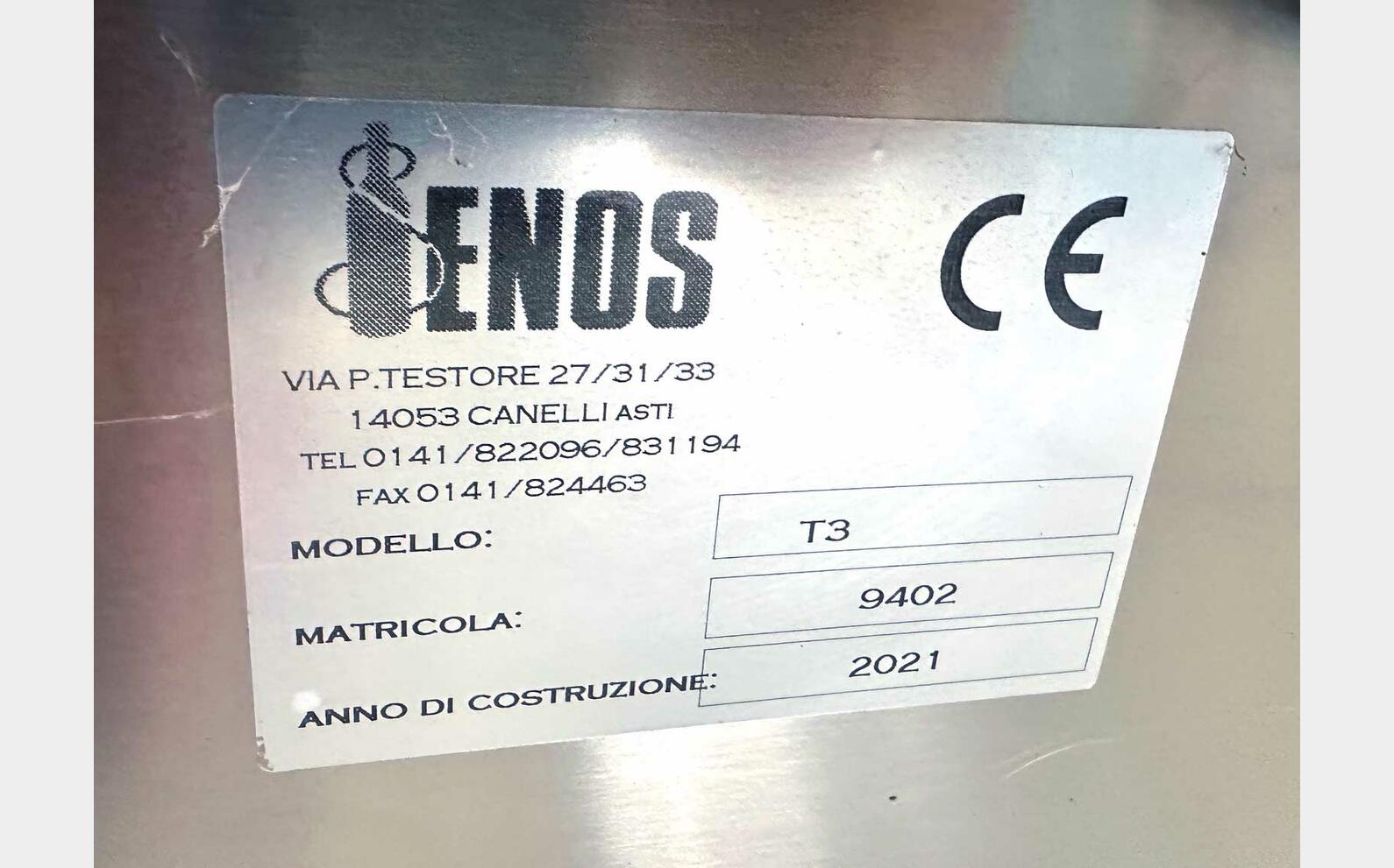 Labelling machine - T3 1 300 / 2 500 Btls ENOS