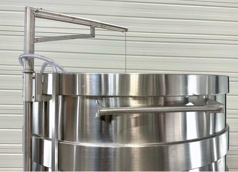 Temperature-controlled 316L SS tank on legs 32 HL (3,200 litres) ANJOU INOX