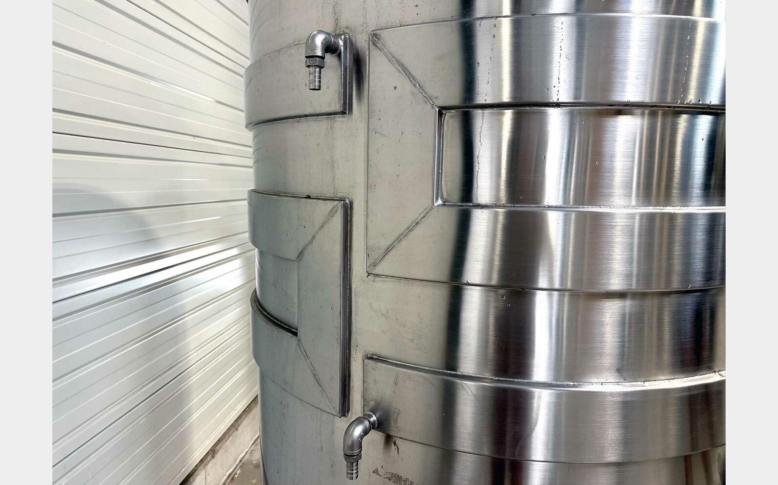 Cuve inox 316L thermor&eacute;gul&eacute;e 21 HL (2100 litres) ANJOU INOX