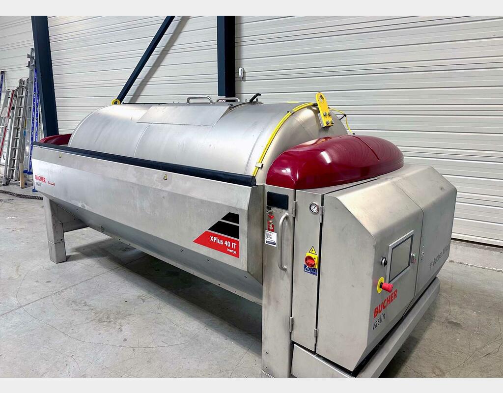 Pressoir pneumatique INOX Ann&eacute;e 2019 BUCHER