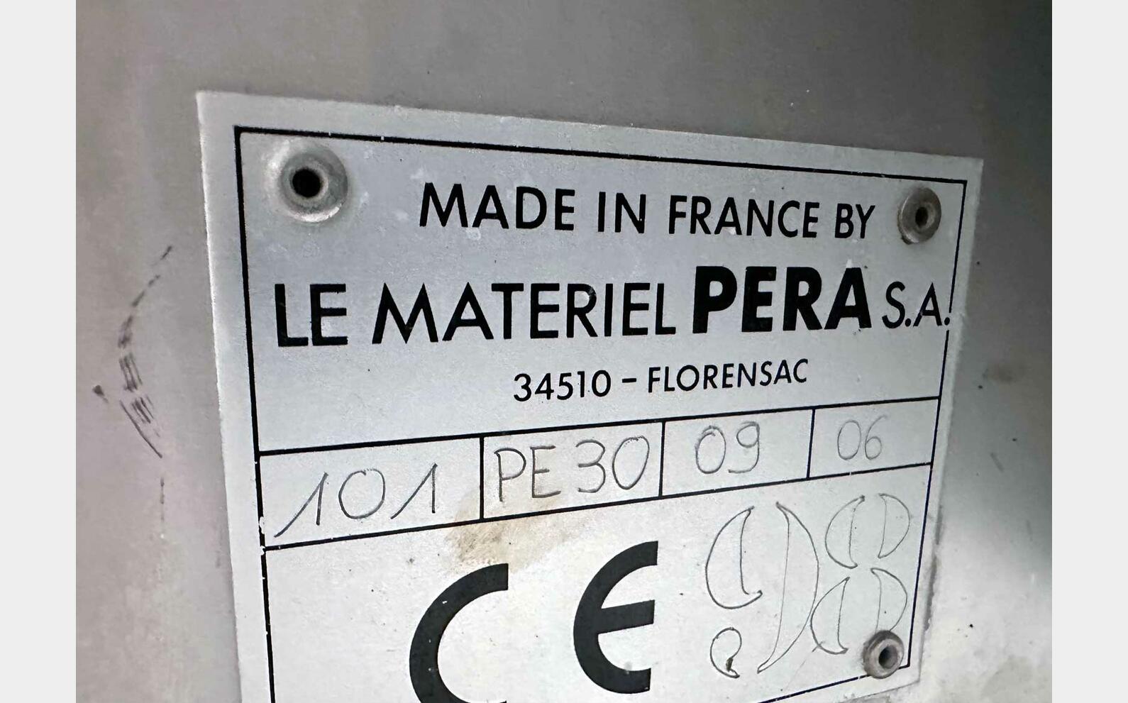 Pressoir pneumatique mod&eacute;le PE30 30 HL (3 000 litres) PERA