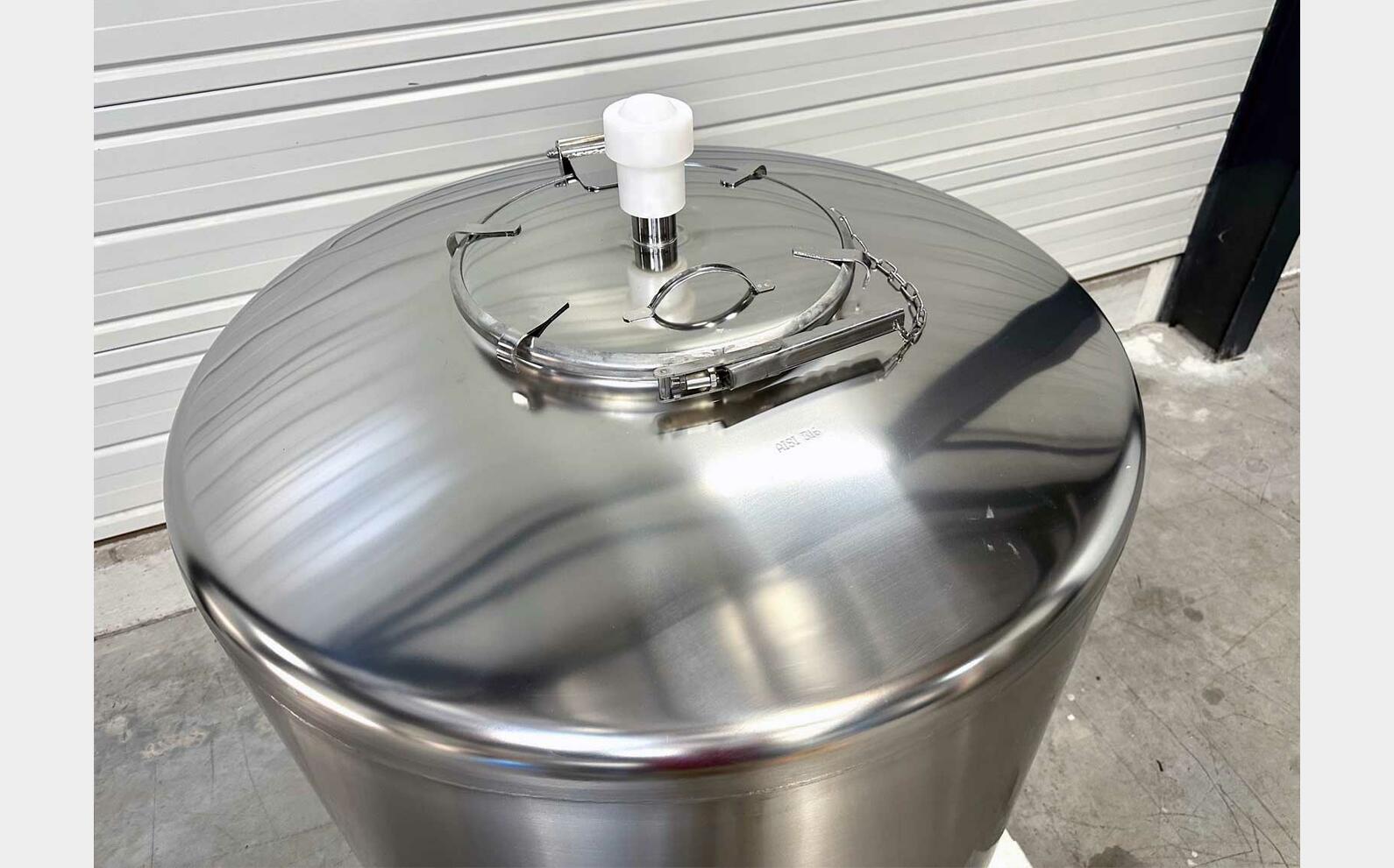 316L SS tank - Palletisable base 9.91 HL (991 Litres) ARSILAC