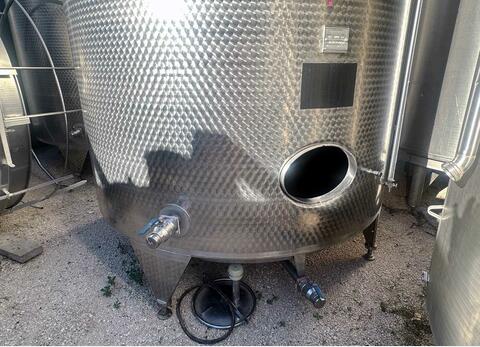 Cuve inox 304 fond conique sur pieds 147 HL (14 700 litres) SKRLJ