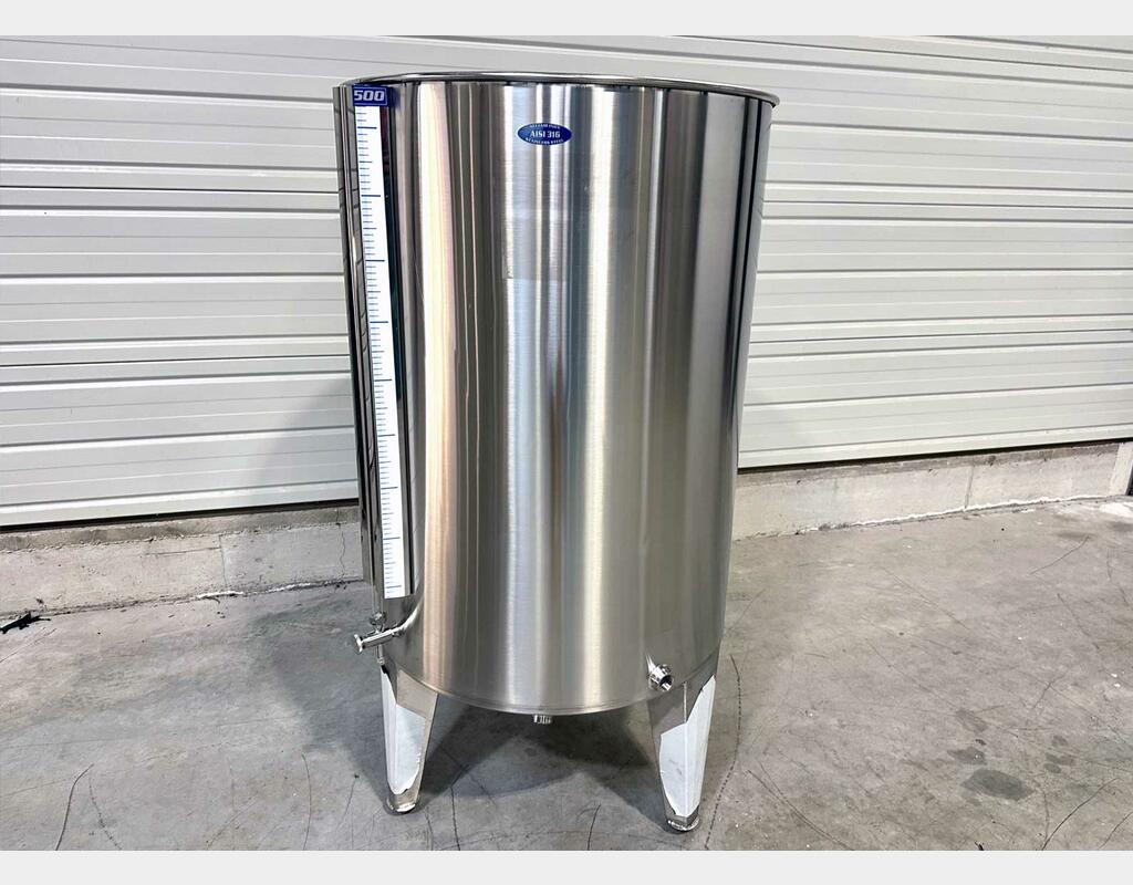 316 SS tank with floating lid 5 HL (500 litres) ARSILAC