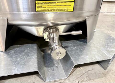 Cuve inox 316L sur hass&icirc;s pr&eacute;hensible 9.91 HL (991 Litres) ARSILAC