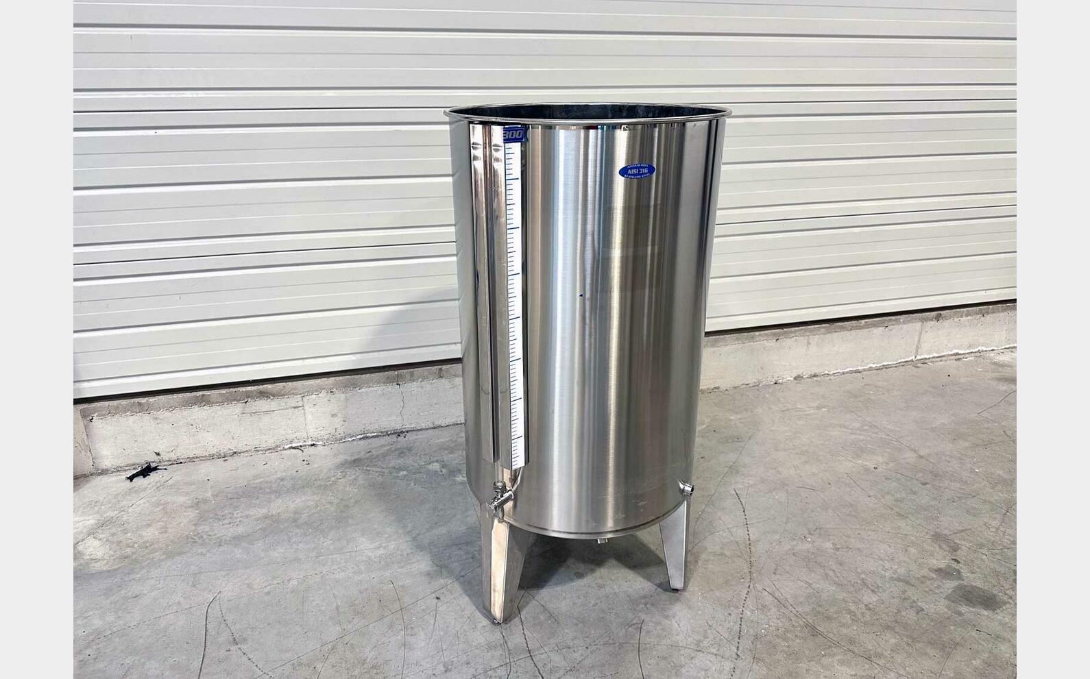 316 SS tank - Floating lid 3 HL (305 litres) ARSILAC