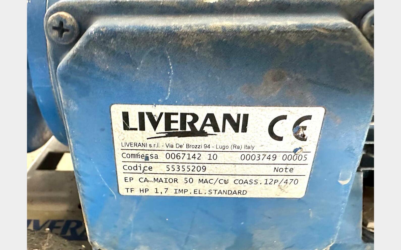 Pompe &agrave; impulseur inox EP MAJOR 120 HL/h (12 000 litres/heure) LIVERANI
