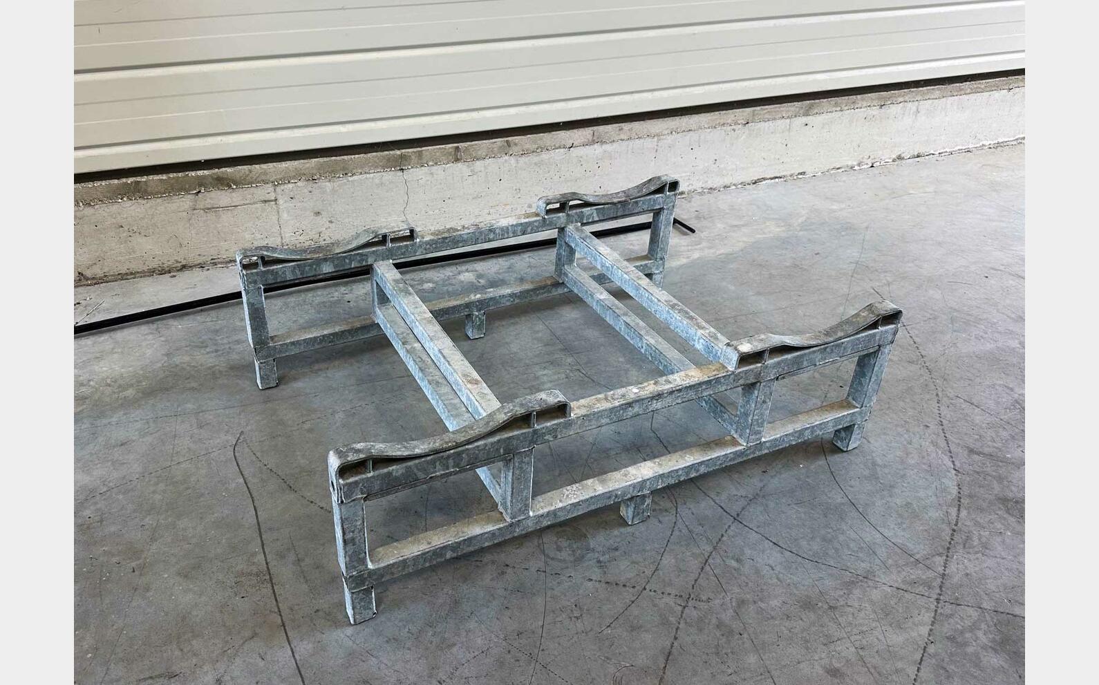 Galvanised steel double barristock