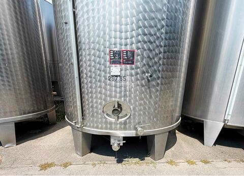 304 SS tank with conical base on legs 297 HL (29,700 litres) LAGOUARDE