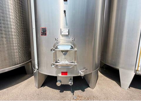304 SS tank with conical base on legs 155 hl (15,500 litres) CAUSERO-FERR&Eacute;