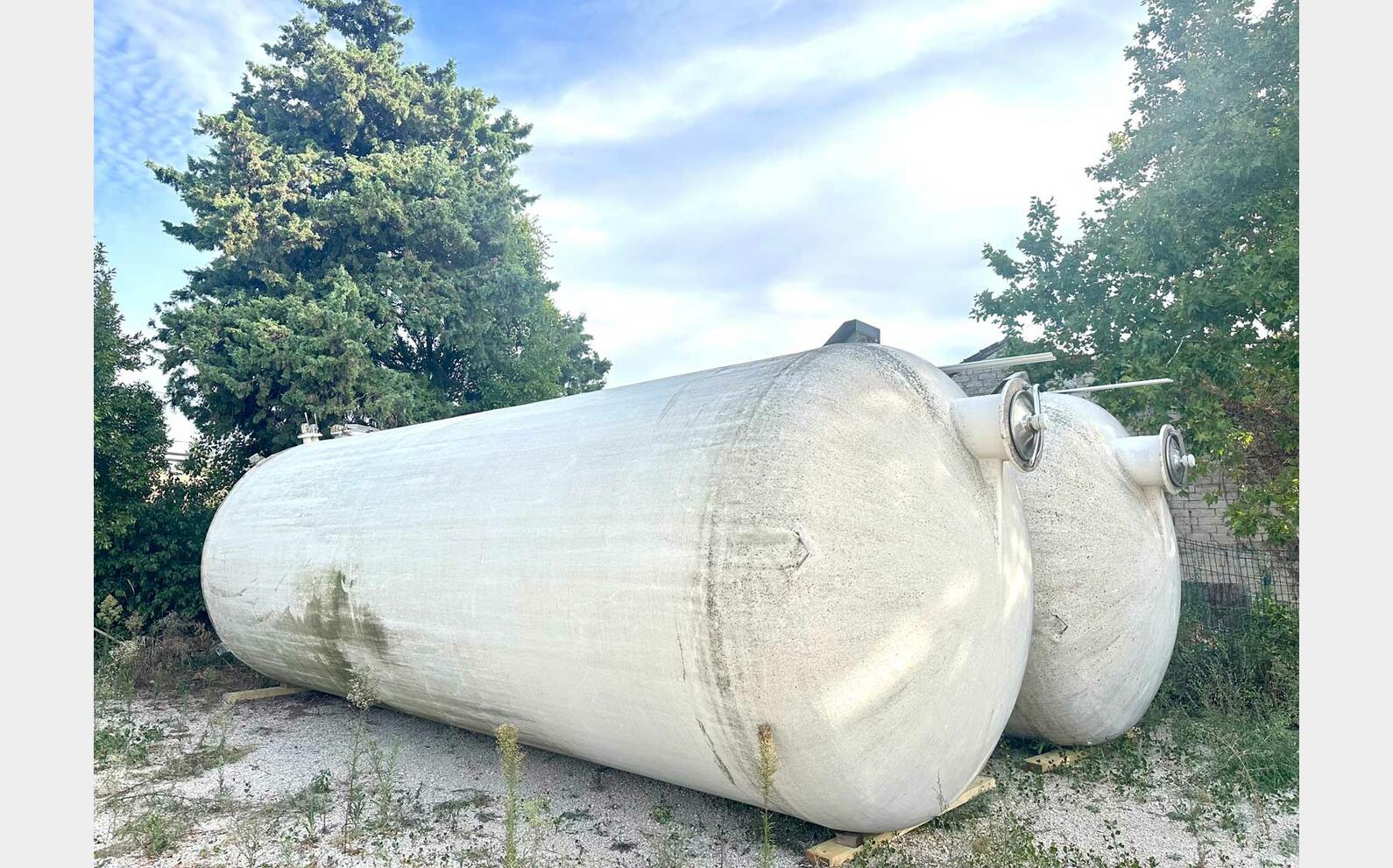 Flat-bottomed fibreglass tank 600 HL (60,000 litres) GIMAR