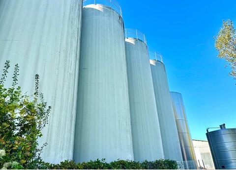 Cuve fibre de verre fond plat 1600 HL (160 000 litres) HERMEX