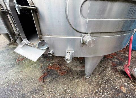 Flat-bottomed, temperature-controlled 304 SS tank 210 HL (21,000 litres) STAI