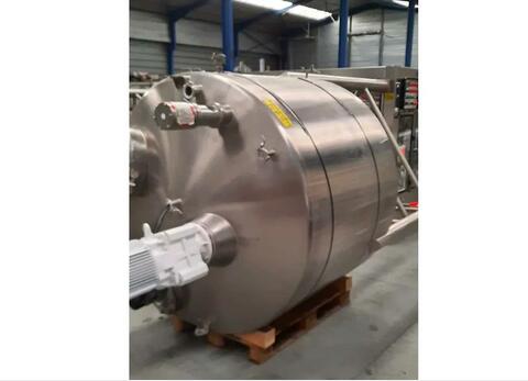 Cuve inox 304 agit&eacute;e fond conique 25 hl (2 500 Litres ) PROMINOX