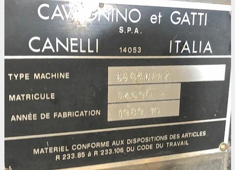 Etiqueteuse Cavagnino Gatti