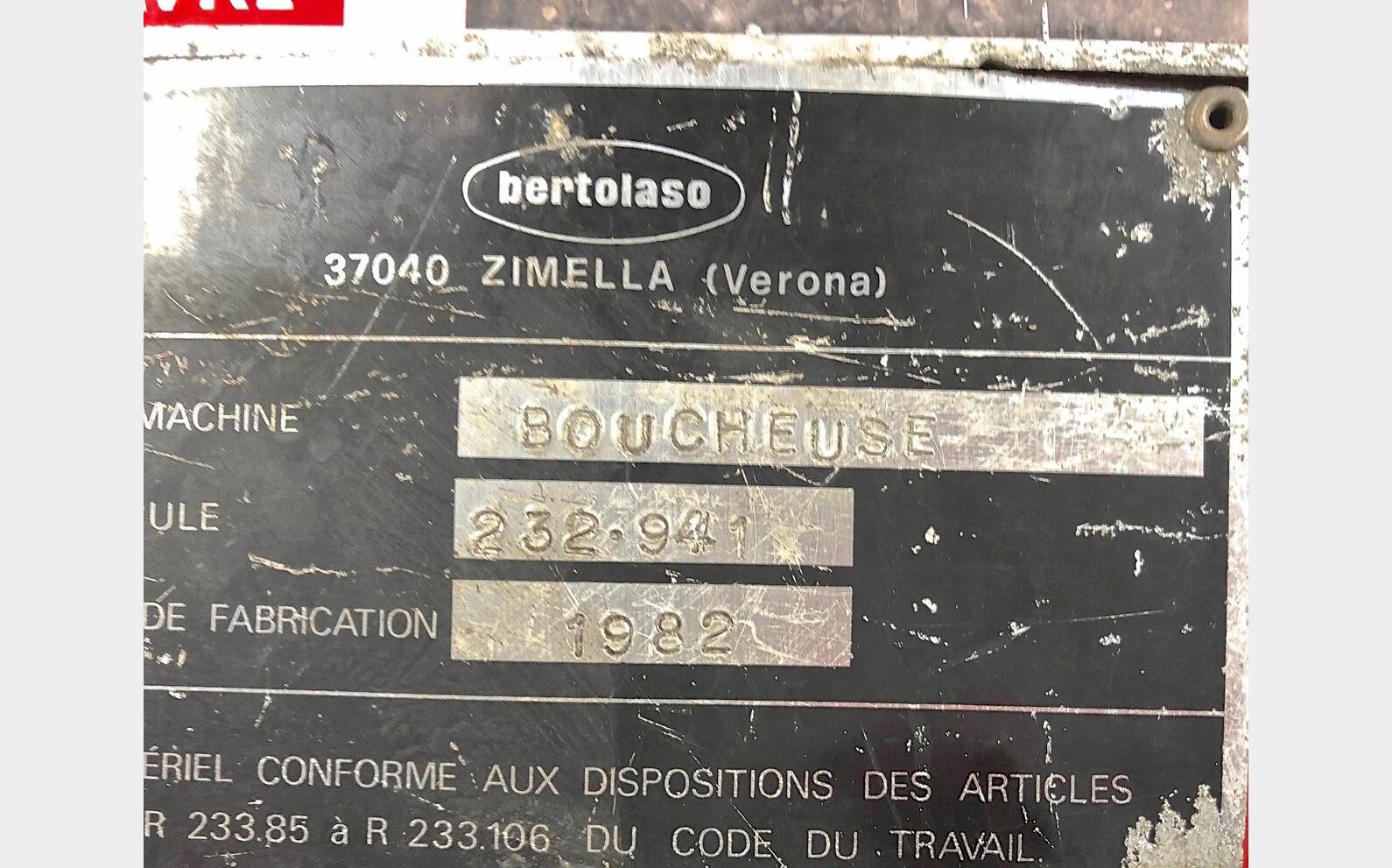 Boucheuse BERTOLASO