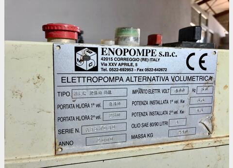 Pompe &agrave; piiston Enopompe