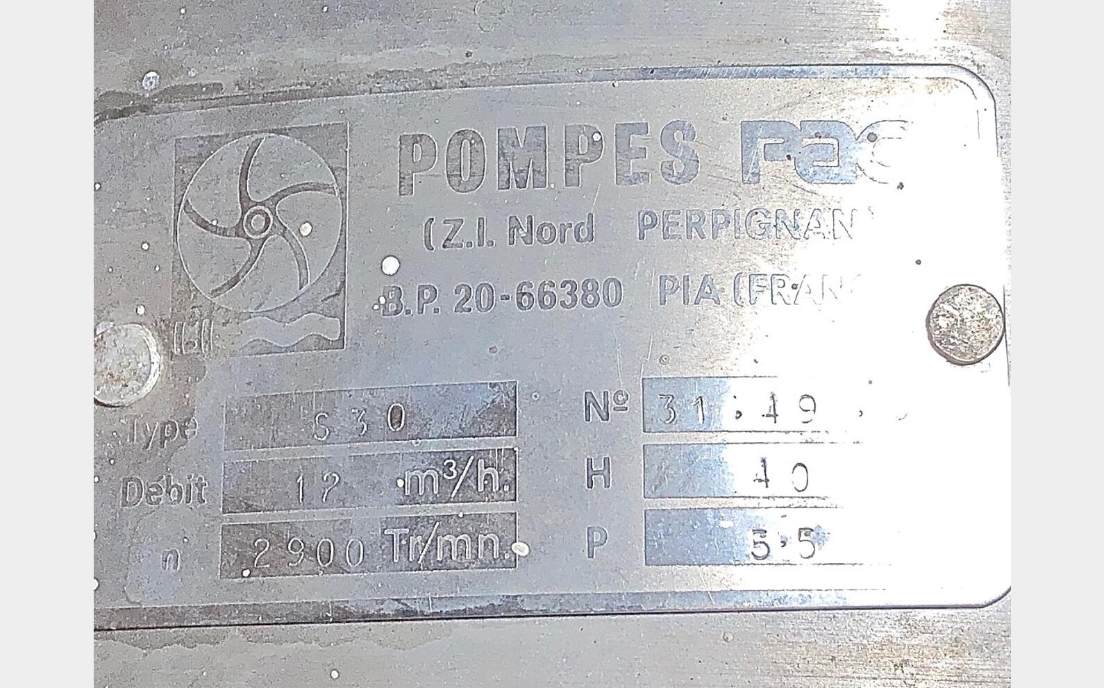 Pompe centrifuge Atex