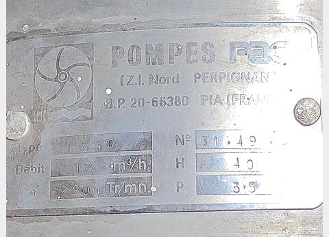 Pompe centrifuge Atex