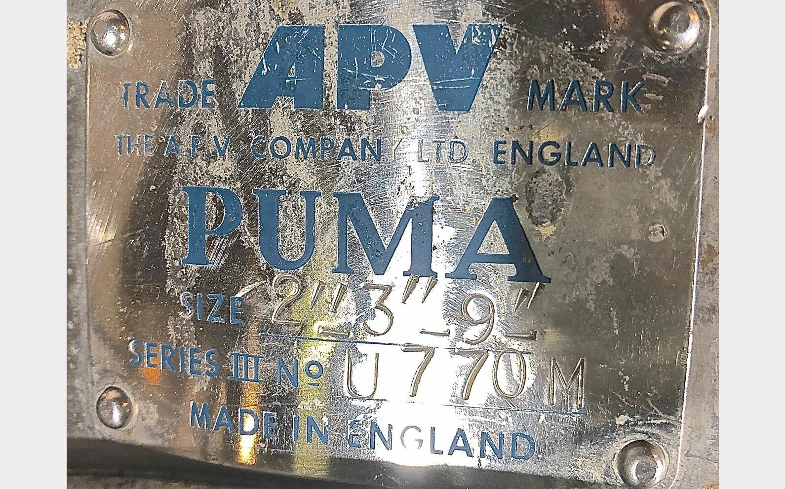 Pompe centrifuge APV