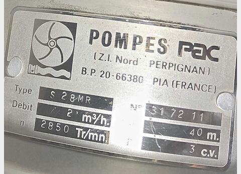 Pompe centrifuge PAC