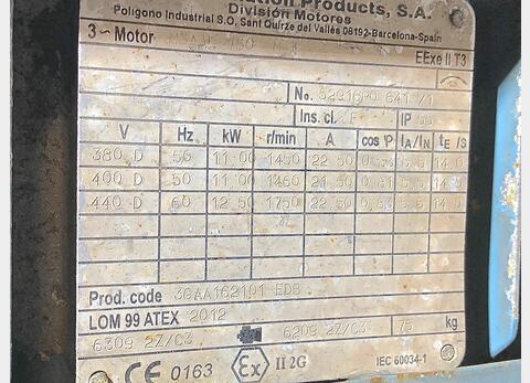 Pompe centrifuge Atex
