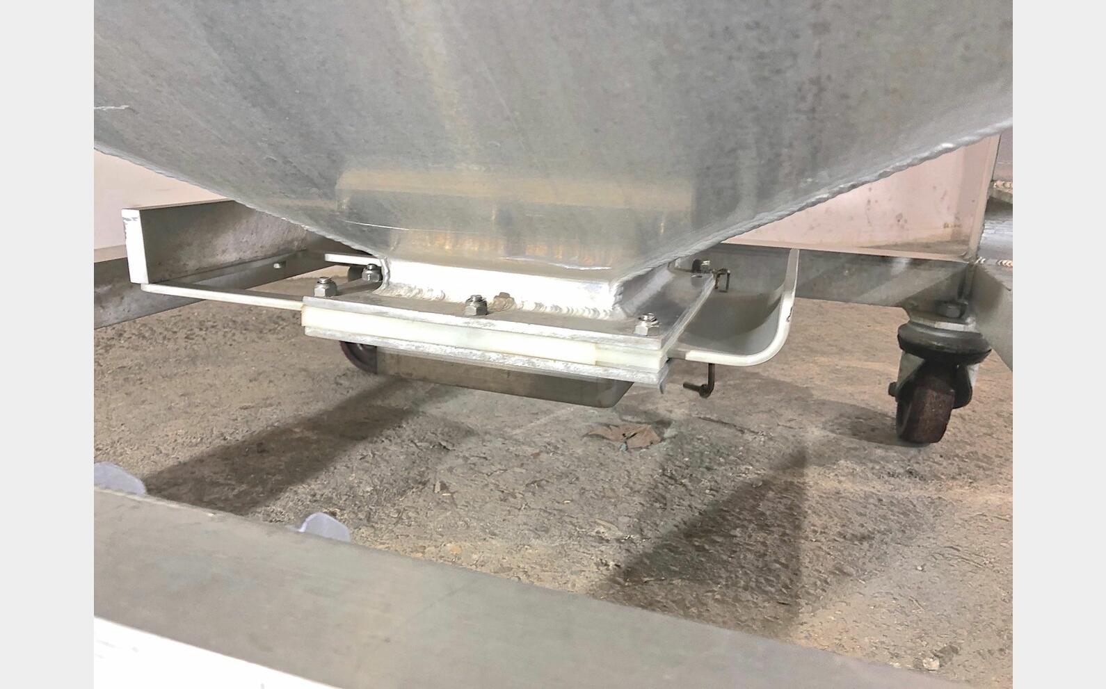 Aluminum container on casters PU0118 SONECO