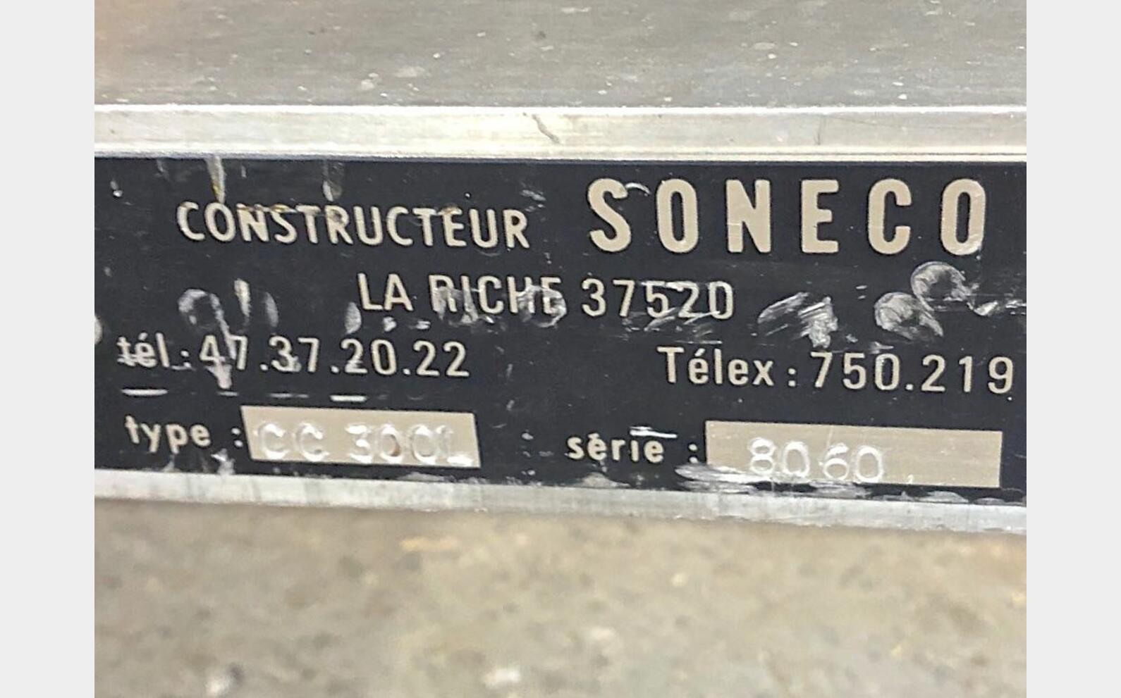 Bac aluminium &agrave; roulettes PU0118 Marque : SONECO