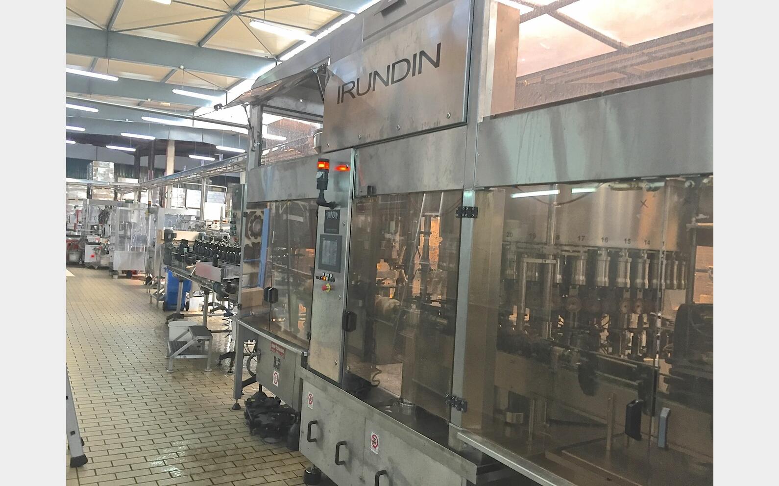 TRIBLOC Cadence : 8.000 Bt/h PERRIER / IRUNDIN / BERTOLASO