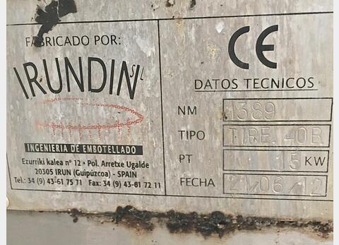 TRIBLOC Cadence : 8.000 Bt/h PERRIER / IRUNDIN / BERTOLASO