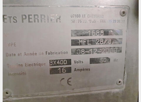 Rinceuse - 28 becs 6000 Bt/h PERRIER