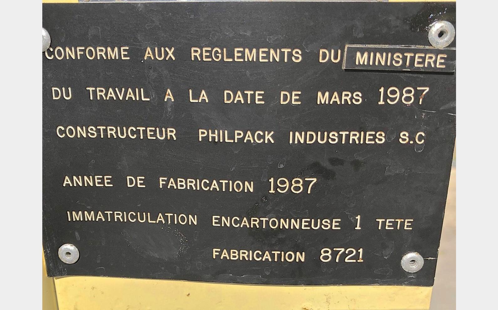 Encaisseuse Encartonneuse