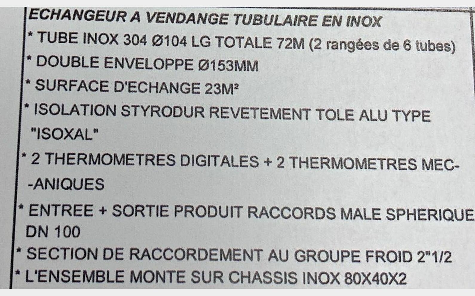 Echangeur vendanges CST19
