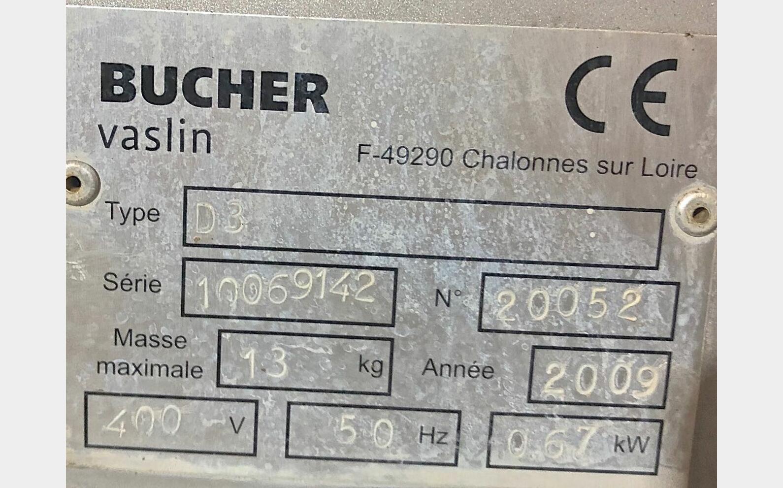 Tangential filter Flavy FX2 + D3 CST19 Serial number 18167/20052