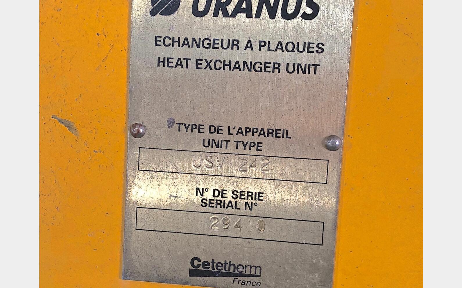 Echangeur &agrave; plaques SHO19