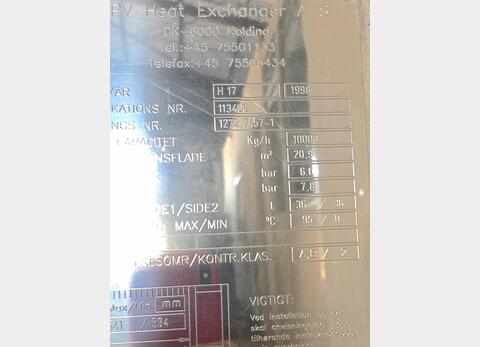 Echangeur &agrave; plaques APV SHO19