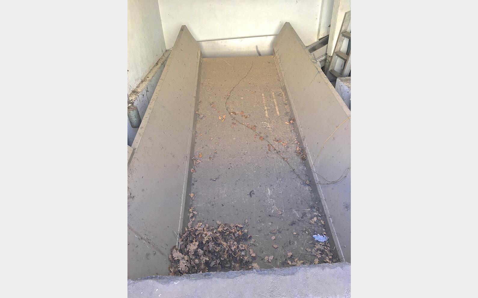 Maceration reception mat
