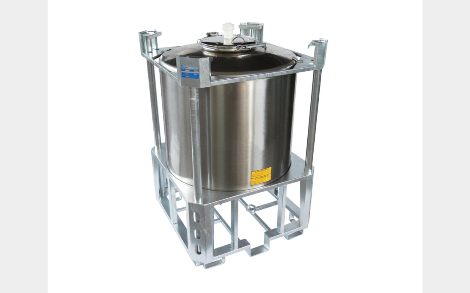 Containers  IBC - 304 or 316 stainless steel From 5 HL (500 liters) to 16 HL (1600 liters) ARSILAC