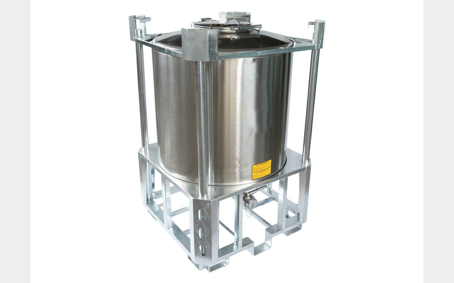 Containers IBC - 304 or 316 stainless steel From 5 HL (500 liters) to 15.33 HL (1533 liters) ARSILAC